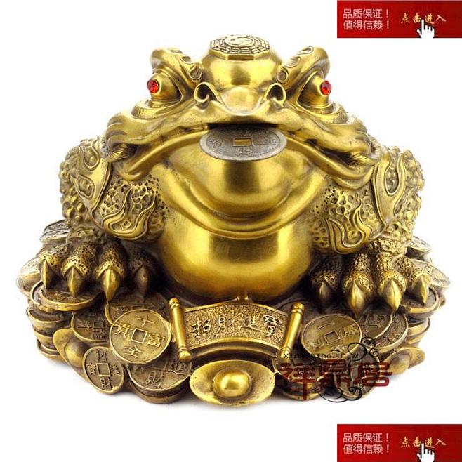 祥鼎居金蟾招財擺件 傳承匠心工藝，助力家居招財進寶